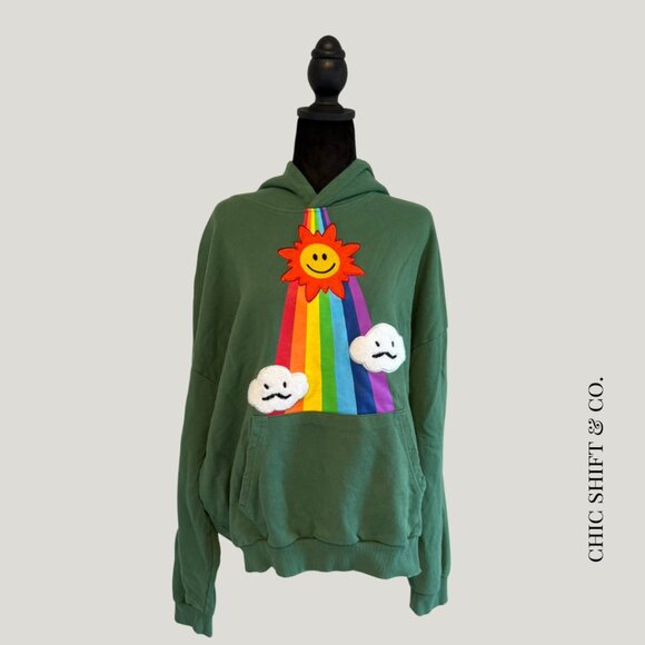 Urban Outfitters | Falling Forward | Rainbow Hoodie | XL - Picture 1 of 6